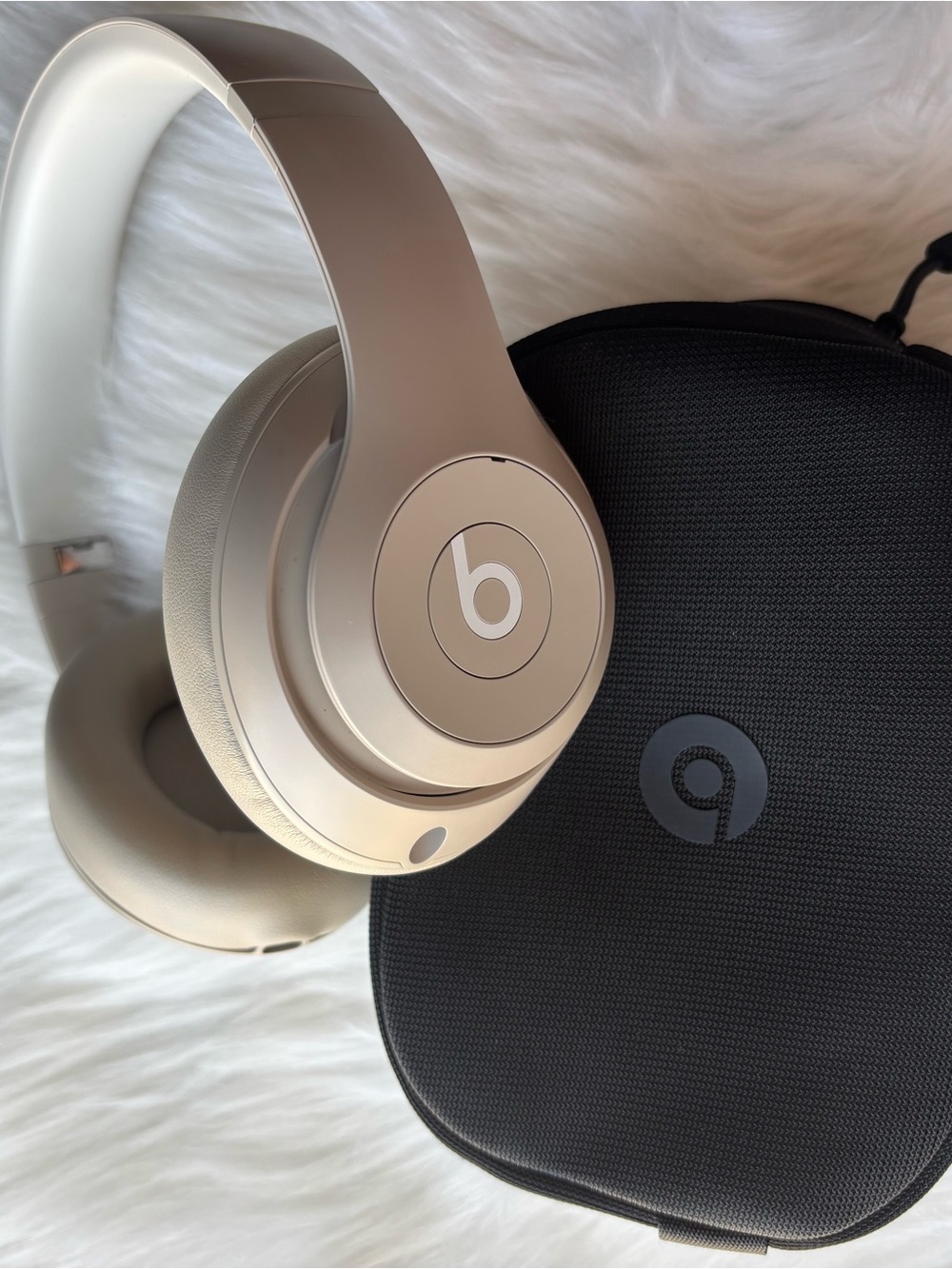 Beats Studio Pro Wireless Headphones in beige